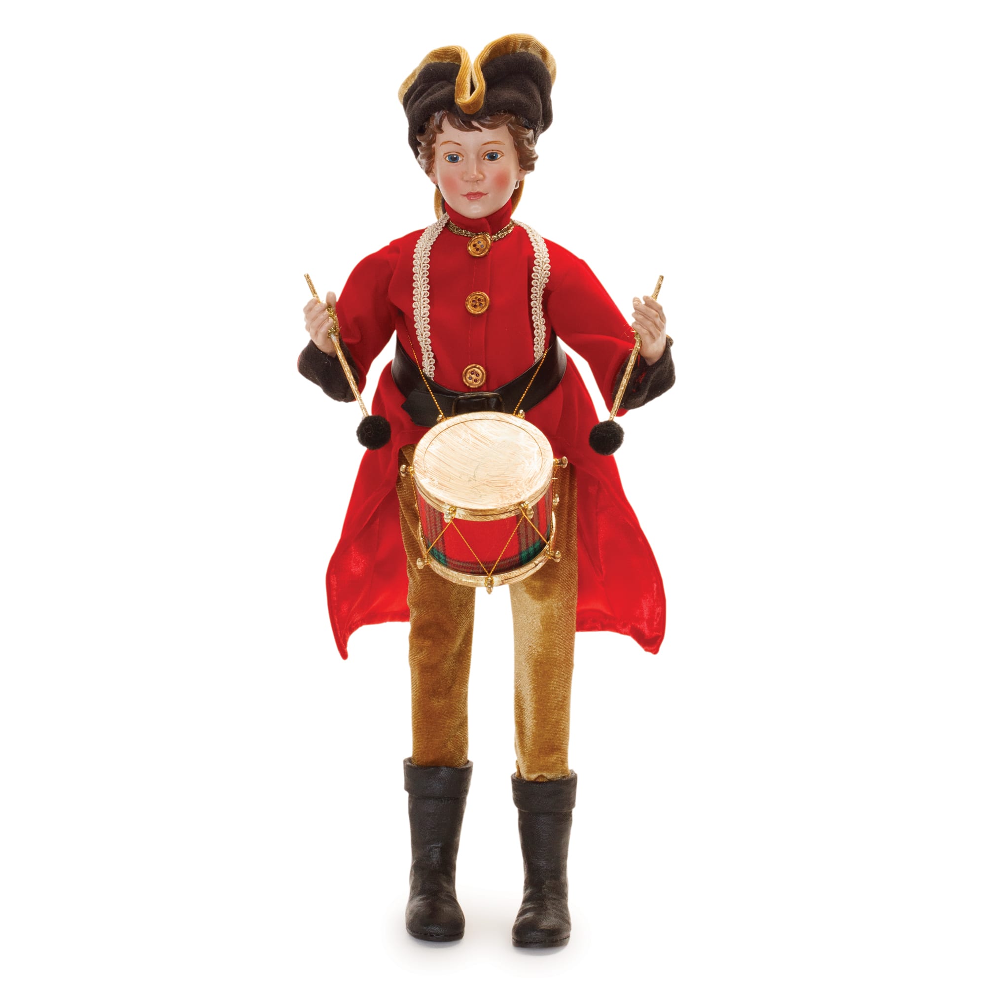 Vintage Drummer Boy Red and Gold